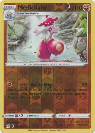 Lost Origin Medicham #100/196 reverse holo