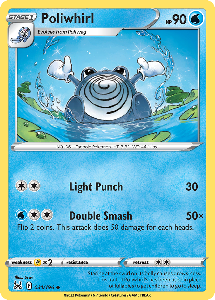 Lost Origin Poliwhirl #31/196
