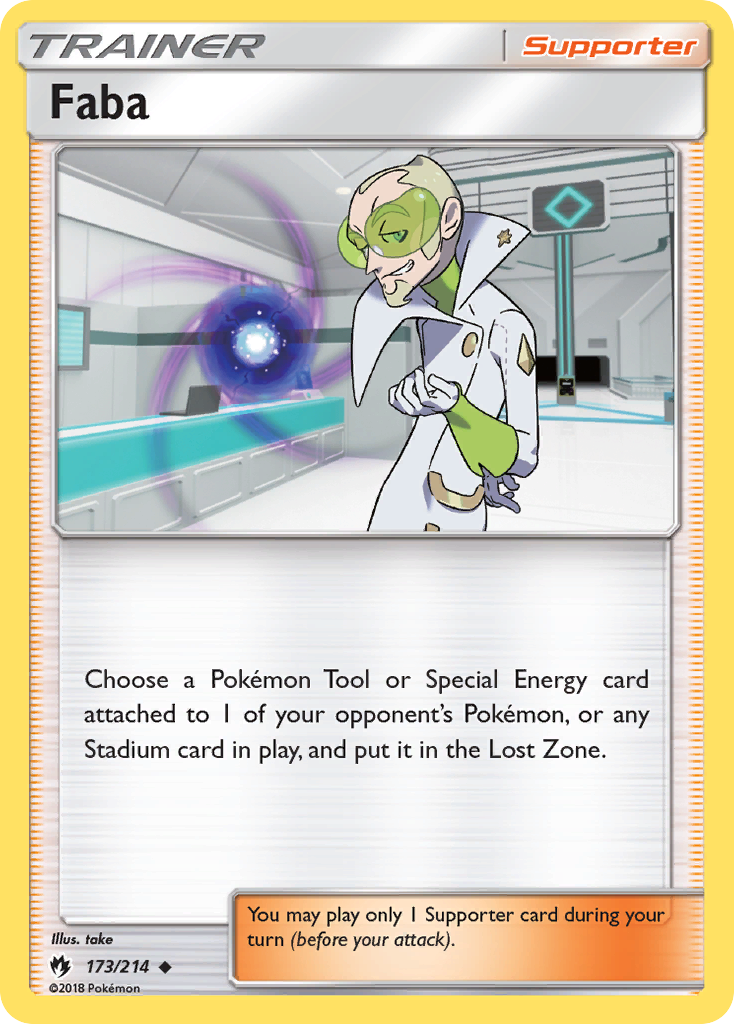Lost Thunder Faba #173/214