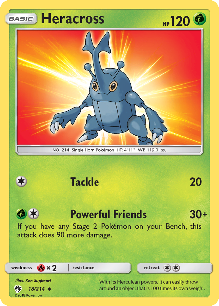 Lost Thunder Heracross #18/214