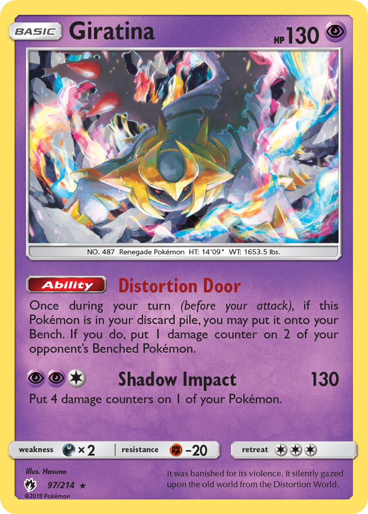 Lost Thunder Non - Holo Giratina #97/214