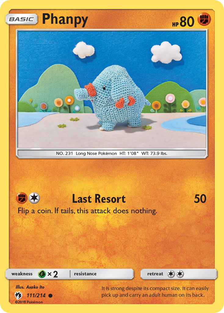 Lost Thunder Phanpy #111/214