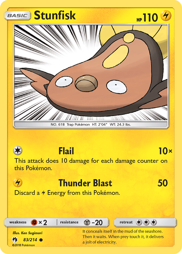 Lost Thunder Stunfisk #83/214