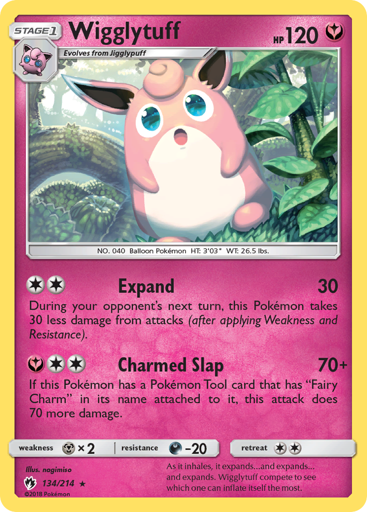 Lost Thunder Wigglytuff #134/214