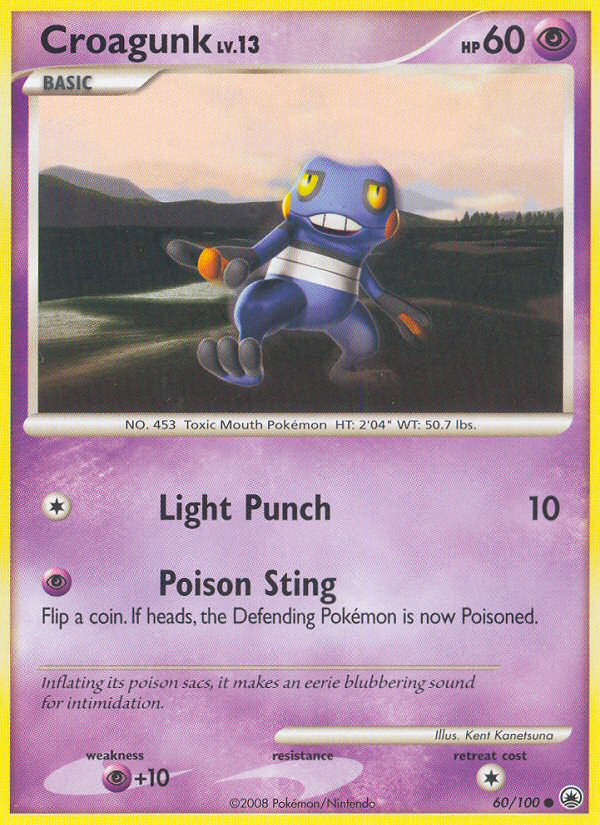Majestic Dawn Croagunk #60/100