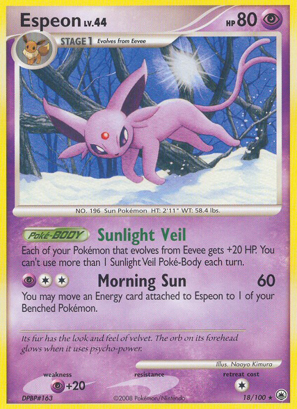 Majestic Dawn Espeon #18/100