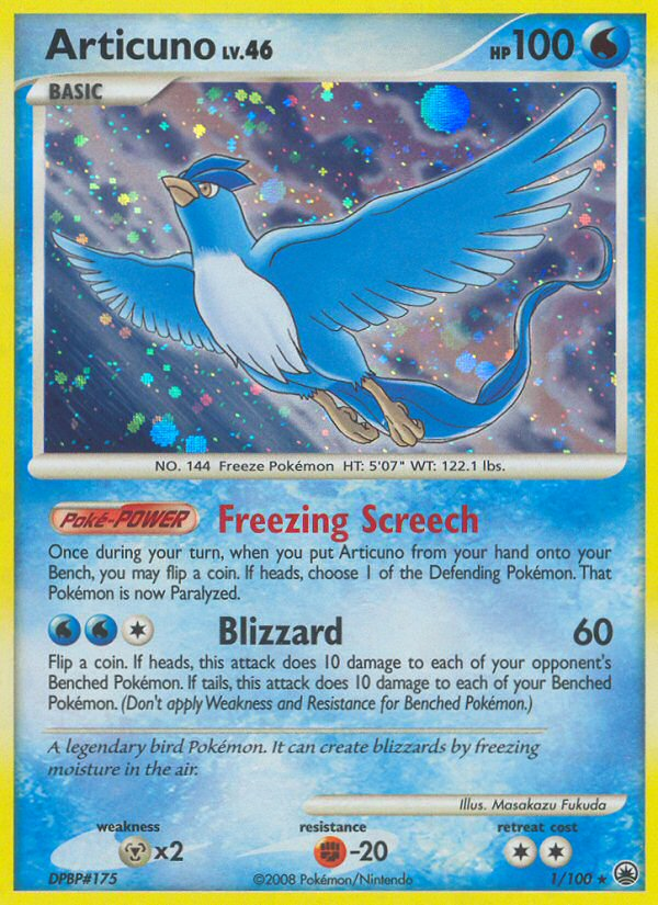 Majestic Dawn Holo Articuno #1/100