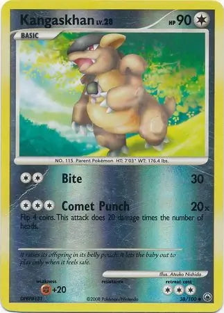 Majestic Dawn Kangaskhan #38/100 reverse holo