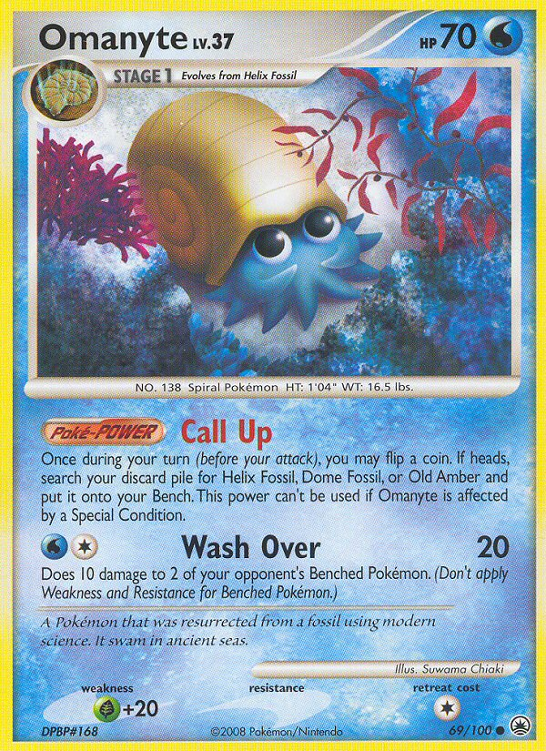 Majestic Dawn Omanyte #69/100