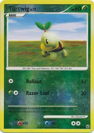 Majestic Dawn Turtwig #77/100 reverse holo