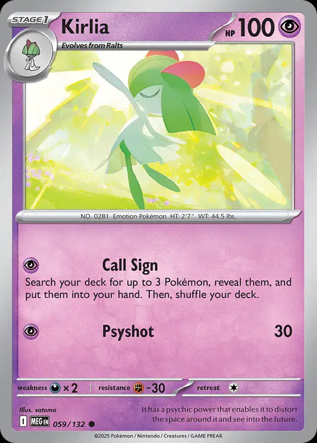Mega Evolution Kirlia #059/132