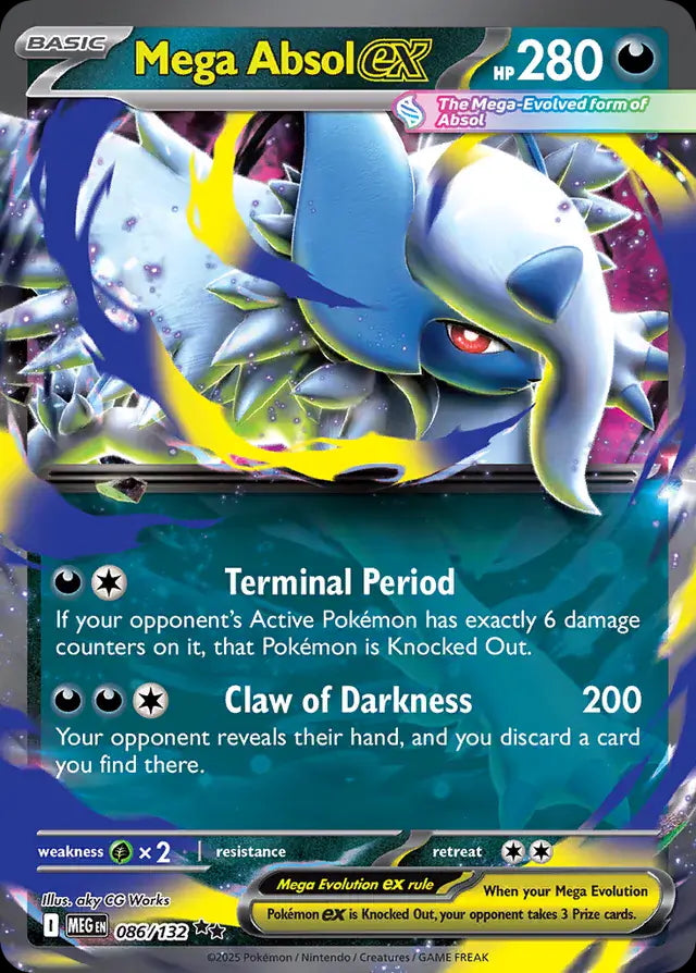 Mega Evolution Mega Absol ex #086/132