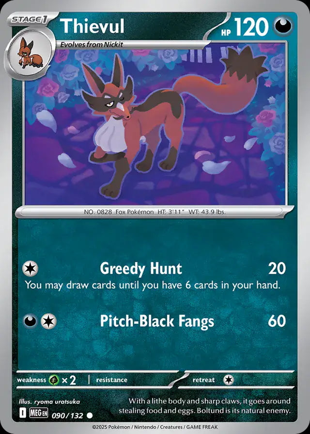 Mega Evolution Thievul #090/132