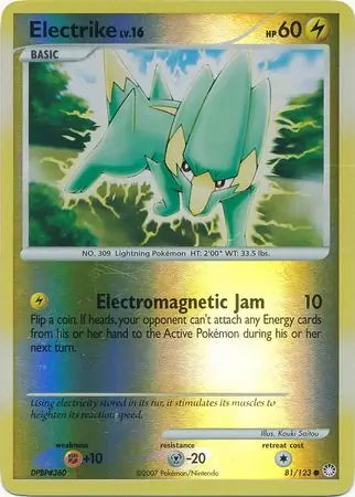 Mysterious Treasures Electrike #81/123 reverse holo