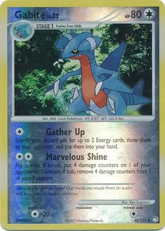 Mysterious Treasures Gabite #48/123 reverse holo