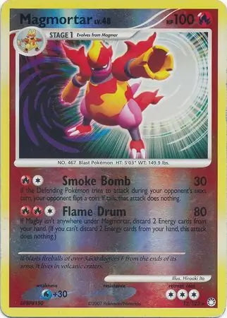 Mysterious Treasures Magmortar #12/123 reverse holo