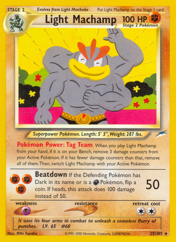 Neo Destiny Light Machamp #25/105 unlimited