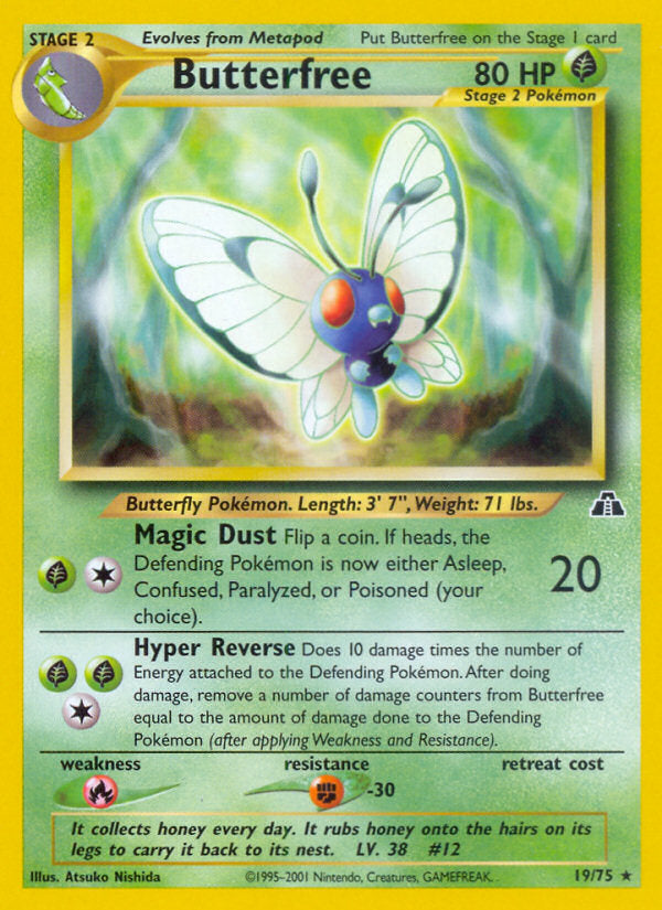 Neo Discovery Butterfree #19/75 unlimited