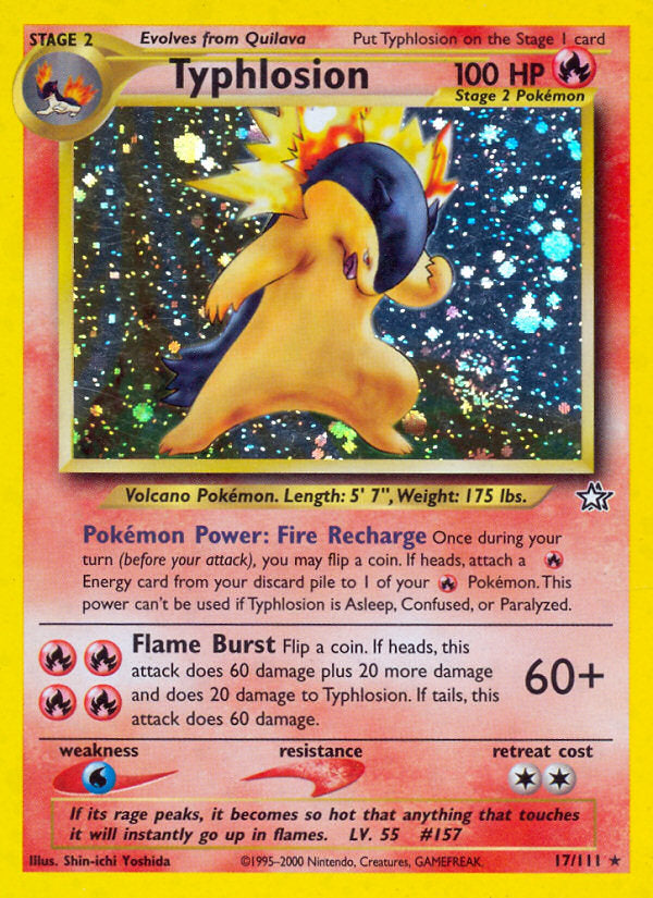 Neo Genesis Holo Typhlosion #17/111 unlimited