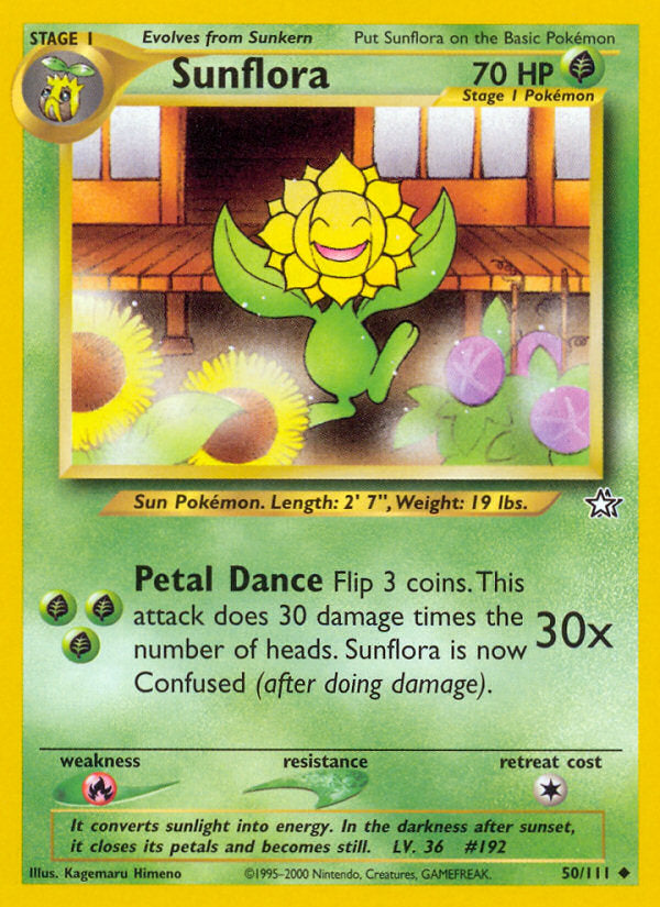 Neo Genesis Sunflora #50/111 unlimited