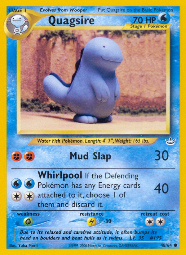 Neo Revelation Quagsire #48/64 unlimited