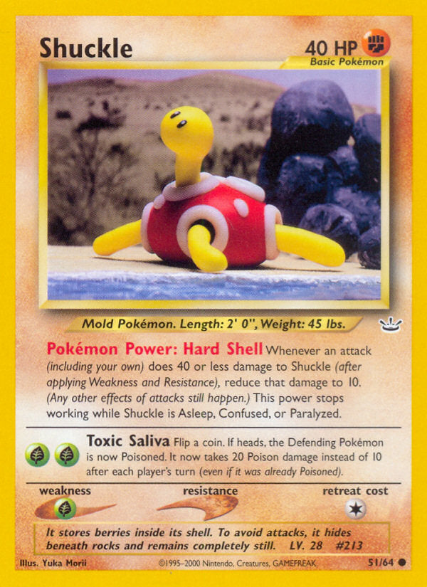 Neo Revelation Shuckle #51/64 unlimited