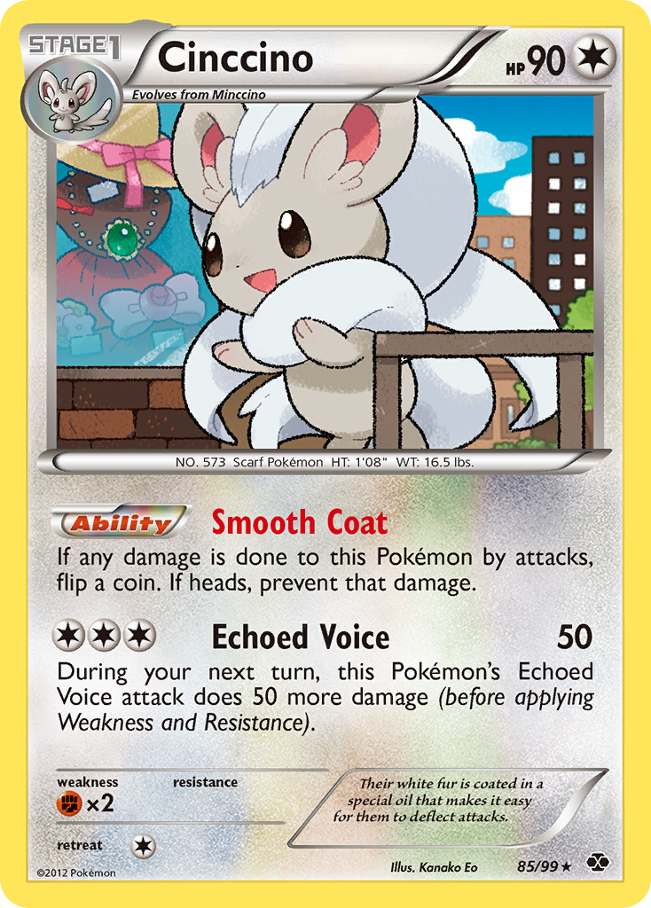 Next Destinies Holo Cinccino #85/99