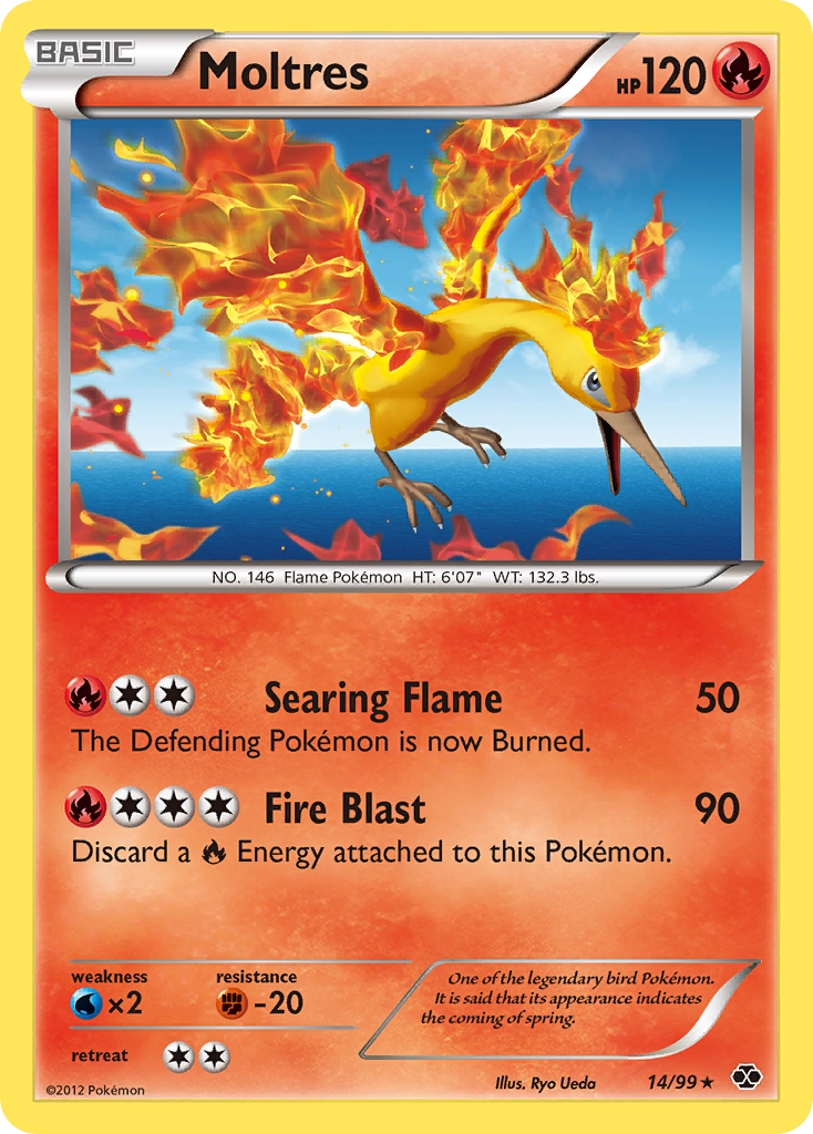 Next Destinies Holo Moltres #14/99