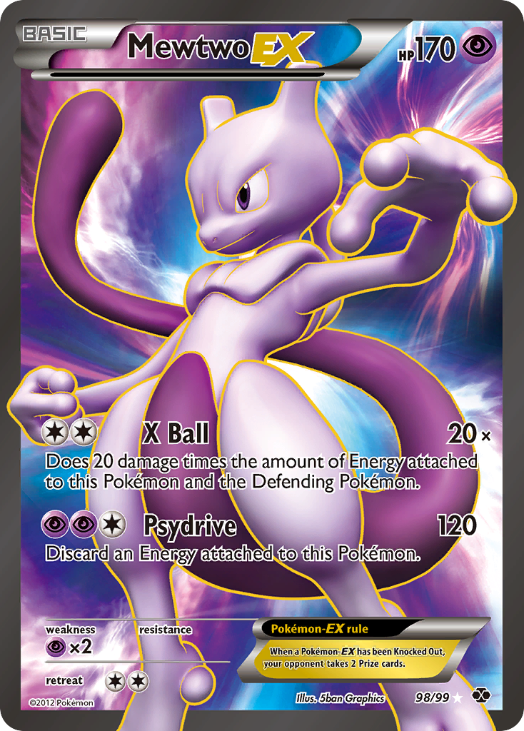 Next Destinies Mewtwo-EX #98/99