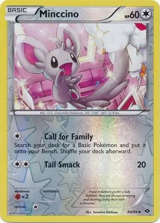 Next Destinies Minccino #84/99 reverse holo