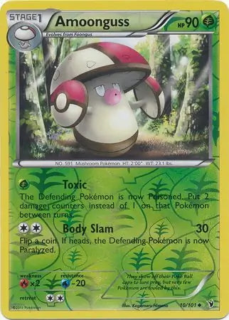 Noble Victories Amoonguss #10/101 reverse holo
