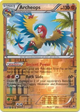 Noble Victories Archeops #67/101 reverse holo