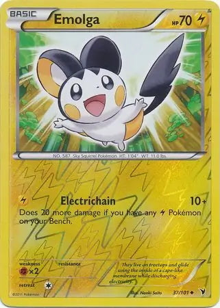 Noble Victories Emolga #37/101 reverse holo