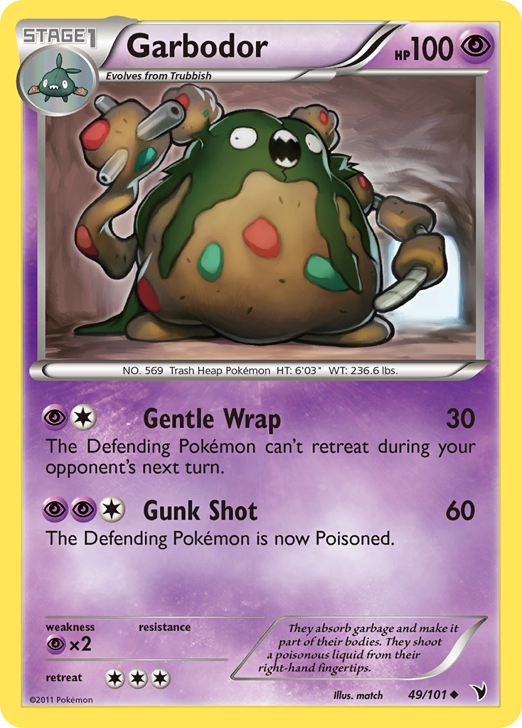 Noble Victories Garbodor #49/101