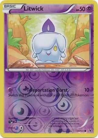 Noble Victories Litwick #58/101 reverse holo