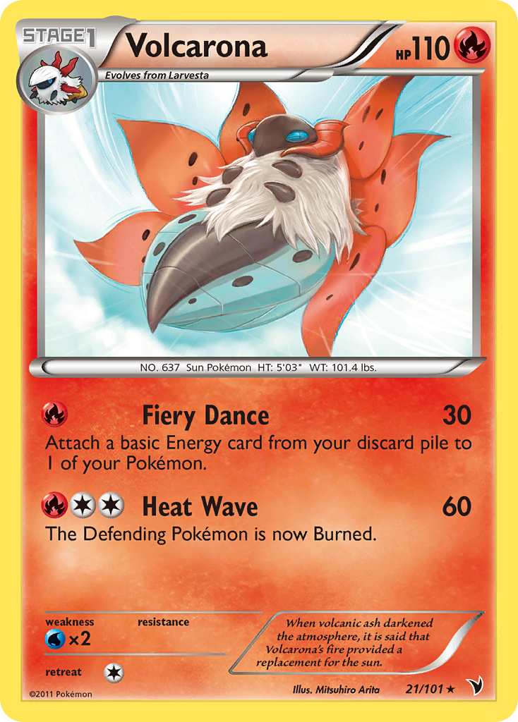 Noble Victories Volcarona #21/101