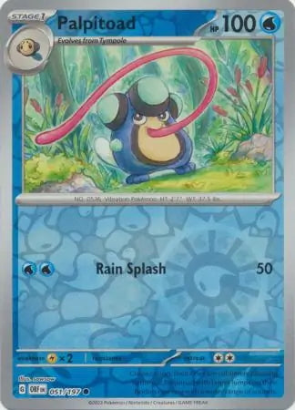 Obsidian Flames Palpitoad #51/197 reverse holo