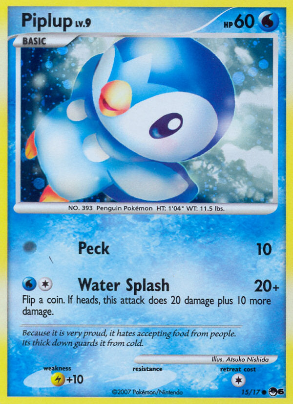 POP Series 6 Holo Piplup #15