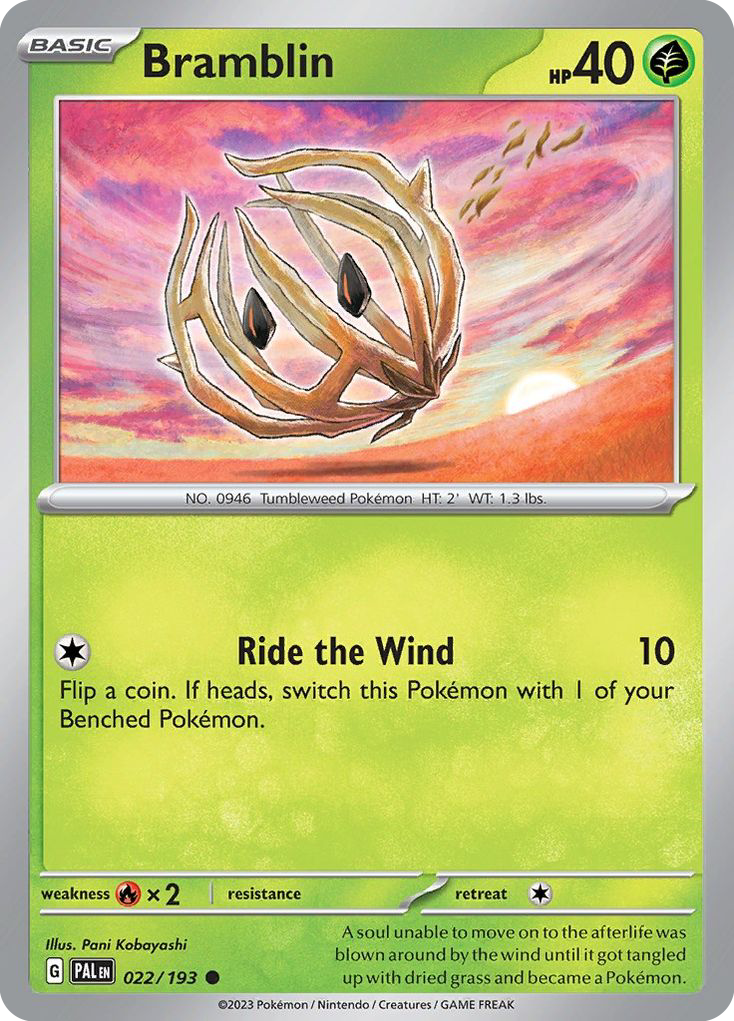Paldea Evolved Bramblin #22/193