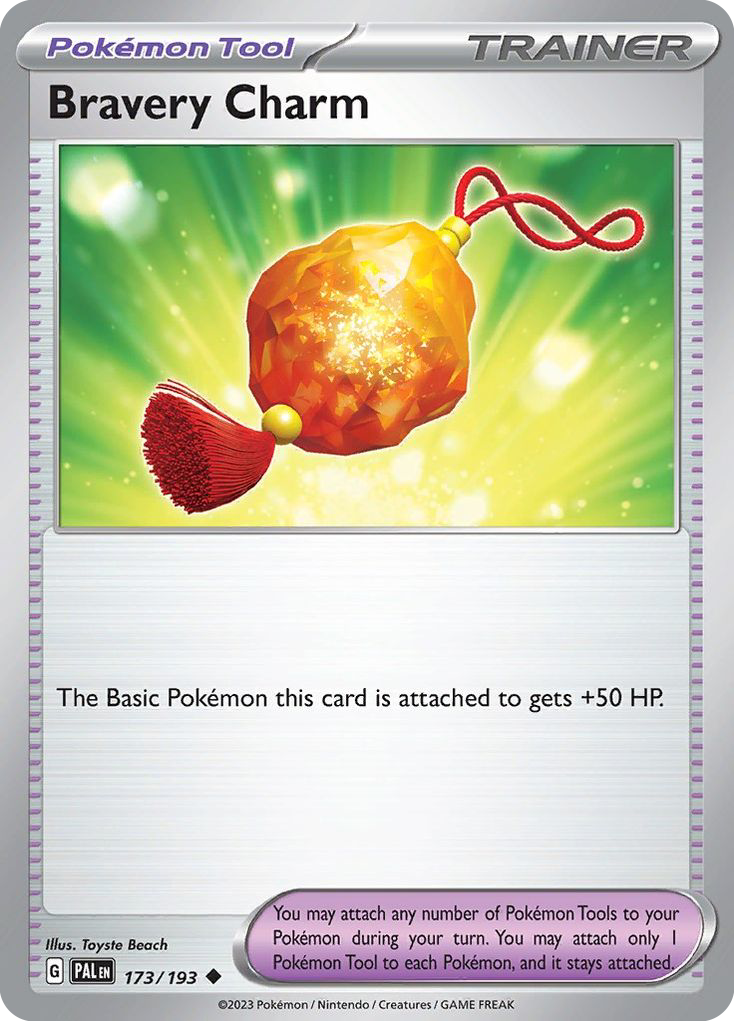 Paldea Evolved Bravery Charm #173/193