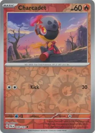 Paldea Evolved Charcadet #38/193 reverse holo