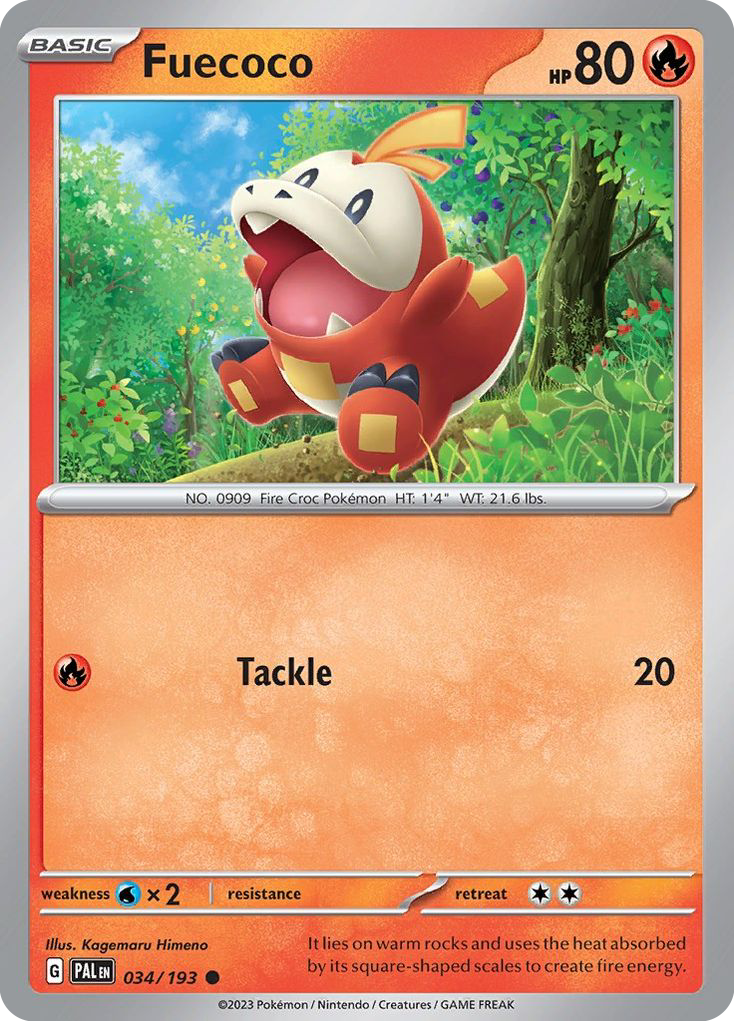 Paldea Evolved Fuecoco #34/193