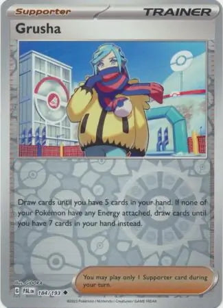 Paldea Evolved Grusha #184/193 reverse holo