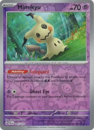 Paldea Evolved Mimikyu #97/193 reverse holo