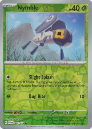 Paldea Evolved Nymble #19/193 reverse holo