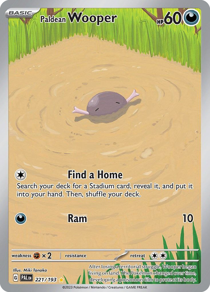 Paldea Evolved Paldean Wooper #221/193