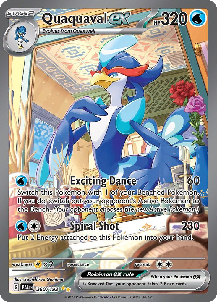 Paldea Evolved Quaquaval EX #260/193
