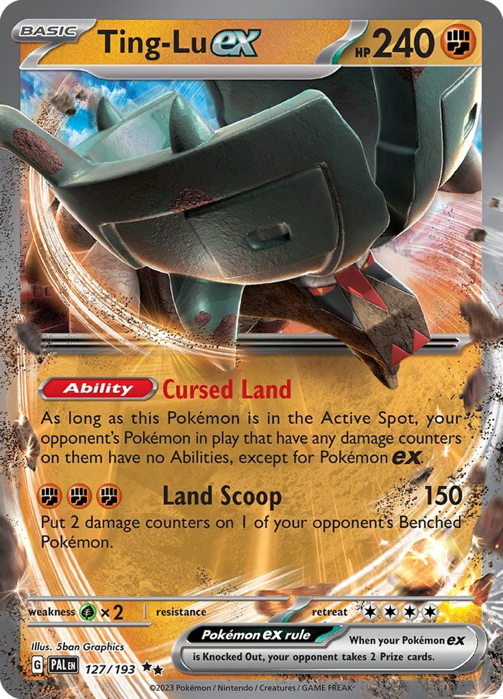Paldea Evolved Ting-Lu EX #127/193