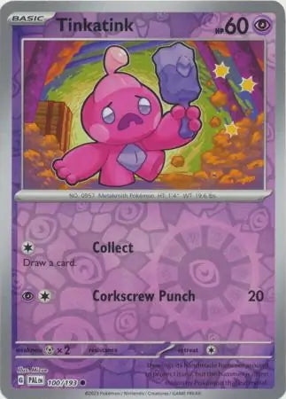 Paldea Evolved Tinkatink #100/193 reverse holo