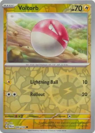 Paldea Evolved Voltorb #66/193 reverse holo